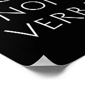 Acta non verba ポスター (角)