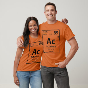 Actiniumエレメント(黒) Tシャツ