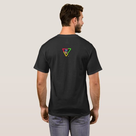 Action大尉のヴィンテージカバーワイシャツ Tシャツ (裏面フル)