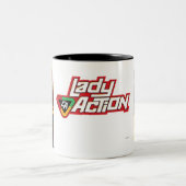 Action女性コーヒー・マグ ツートーンマグカップ (中央)
