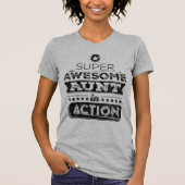 Action (ヒップスターのスタイル)極度の素晴らしい叔母さん tシャツ (正面)