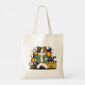 Action Cat Hero on Set - Tote トートバッグ (裏面)