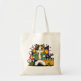 Action Cat Hero on Set - Tote トートバッグ