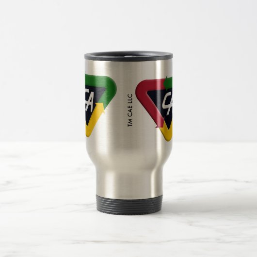 Action Chest Logo大尉のタンブラー トラベルマグ (中央)