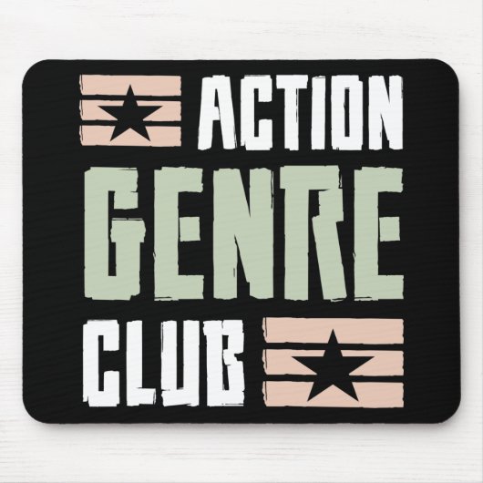 Action Genre Club Gaming  マウスパッド (正面)