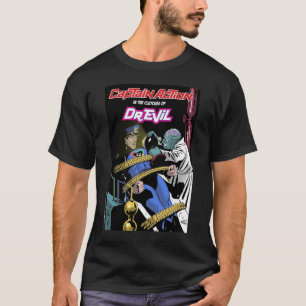 Action Good Vs大尉の先生悪のティー Tシャツ