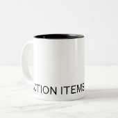 Action Items Pending | Ceramic  ツートーンマグカップ (正面左)