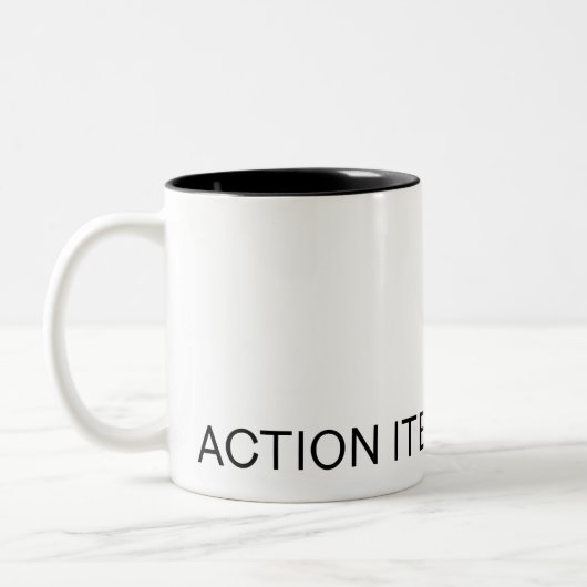 Action Items Pending | Ceramic  ツートーンマグカップ (左)
