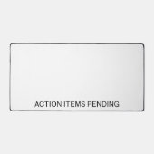 Action Items Pending | Large Professional Desk Mat デスクマット (正面)