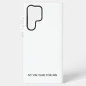 Action Items Pending | Rugged  Samsung Galaxyケース (裏面)