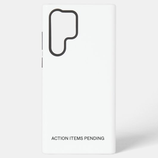 Action Items Pending | Rugged  Samsung Galaxyケース (裏面)