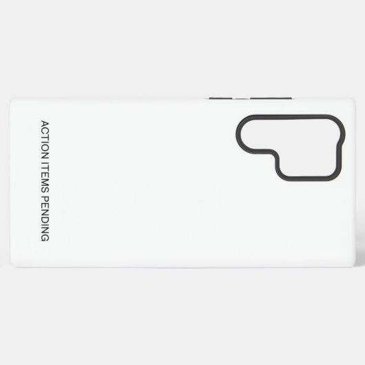 Action Items Pending | Rugged  Samsung Galaxyケース (裏面横)