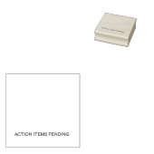 Action Items Pending | Self-Inking Office Stamp ラバースタンプ (押印)