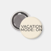 Action Mode On – Motivational Fridge Magnet マグネット (正面/裏面)