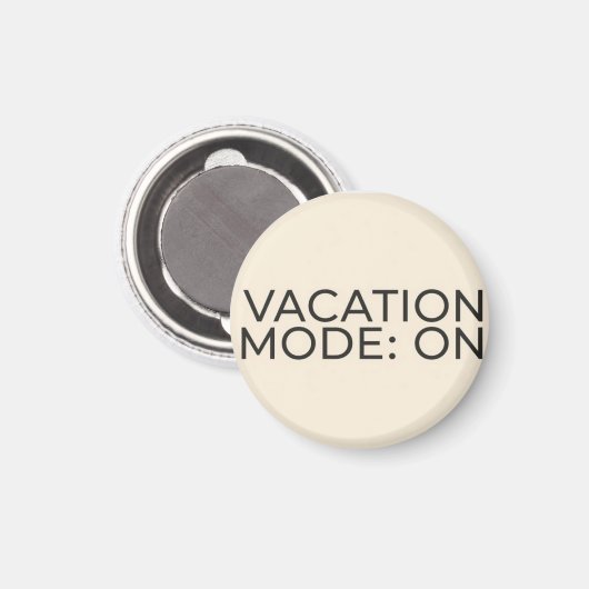 Action Mode On – Motivational Fridge Magnet マグネット (正面/裏面)