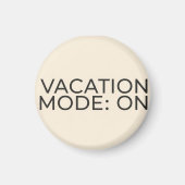Action Mode On – Motivational Fridge Magnet マグネット (正面)