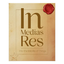 Action Motivational Quote - Latin Poster Art ポスター