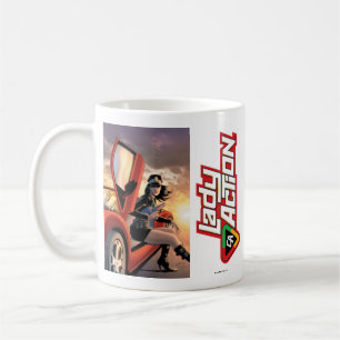 Action Mug女性-ポールGulacyのアートワーク コーヒーマグカップ