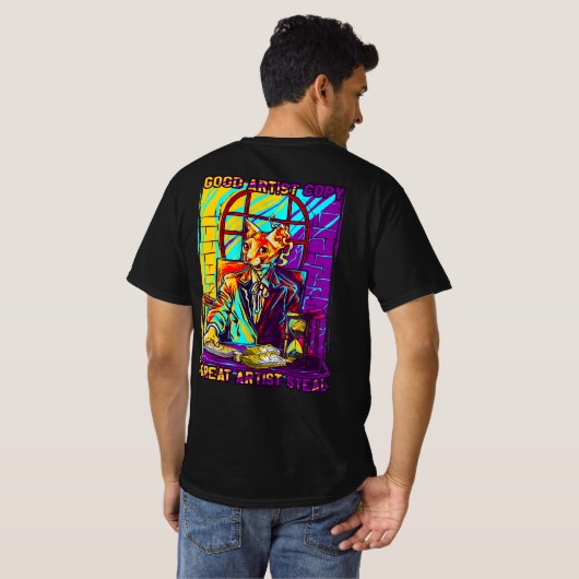 Action-Oriented: The Creative Heist: Sphynx Cat Ed Tシャツ (裏面フル)