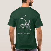 ActionClearか緑 Tシャツ (裏面)