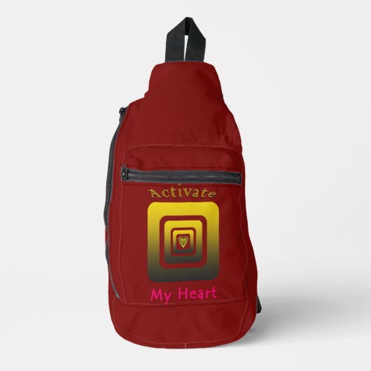 Activate My Heart スリングバッグ (正面)