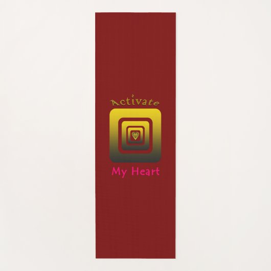 Activate My Heart ヨガマット (正面)