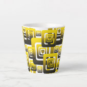 Activate My Heart Pattern カフェラテマグ (正面)