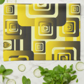 Activate My Heart Pattern キッチンタオル (折り畳み)