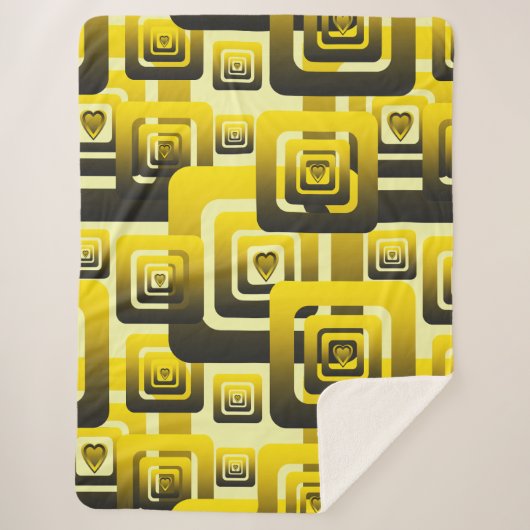 Activate My Heart Pattern シェルパブランケット (正面)