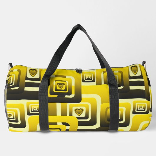 Activate My Heart Pattern ダッフルバッグ (裏面)