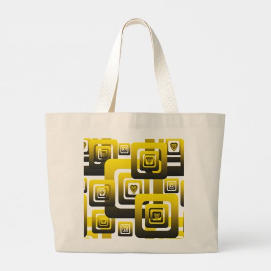 Activate My Heart Pattern ラージトートバッグ (裏面)