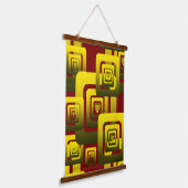 Activate My Heart Pattern Golden 吊り下げ型タペストリー (傾斜あり)