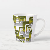 Activate My Heart Pattern Silver カフェラテマグ (右)