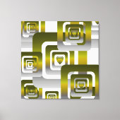 Activate My Heart Pattern Silver キャンバスプリント (正面)