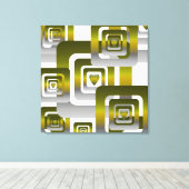 Activate My Heart Pattern Silver キャンバスプリント (インサイチュ (ウッドフロア))