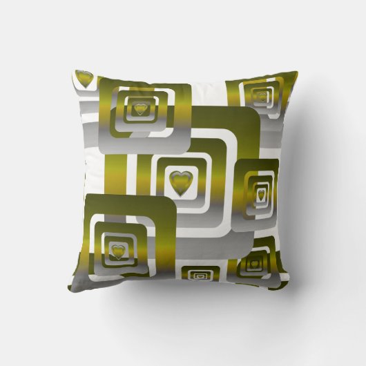 Activate My Heart Pattern Silver クッション (裏面)