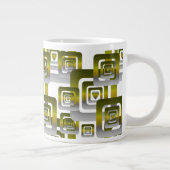 Activate My Heart Pattern Silver ジャンボコーヒーマグカップ (右)