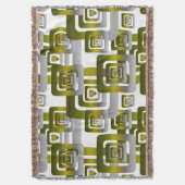 Activate My Heart Pattern Silver スローブランケット (正面縦)