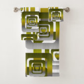 Activate My Heart Pattern Silver バスタオルセット (インサイチュ)