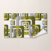 Activate My Heart Pattern Silver バスタオルセット (ハンドタオル)