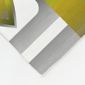 Activate My Heart Pattern Silver フリースブランケット (角)