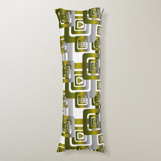 Activate My Heart Pattern Silver ボディピロー (正面縦)