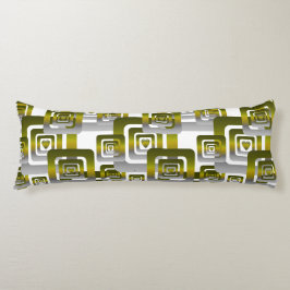 Activate My Heart Pattern Silver ボディピロー