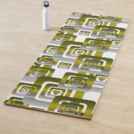 Activate My Heart Pattern Silver ヨガマット