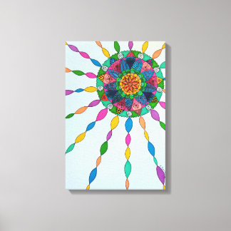 Activating Joy Healing Mandala Canvas Artプリント キャンバスプリント