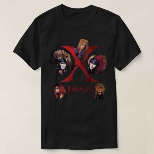 Active Horror Makeup Style Experience X Japan 1988 Tシャツ (デザイン正面)