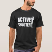 Active Shooter Basketball Player Basketball Active Tシャツ (正面)
