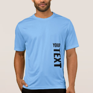 Activewear Sport Tek Mensビッグモダンフォント文字 Tシャツ