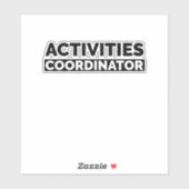 Activities coordinator シール (シート)