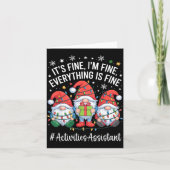 Activities Istant Gnome Everything Is Fine Christm カード (正面)
